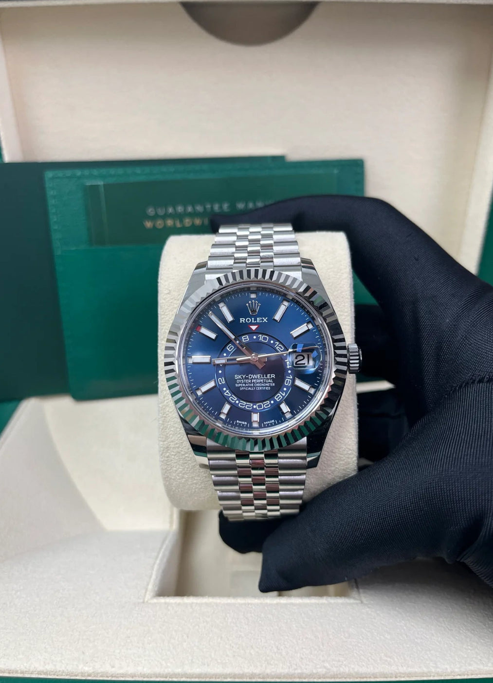 ROLEX SKY-DWELLER BLUE