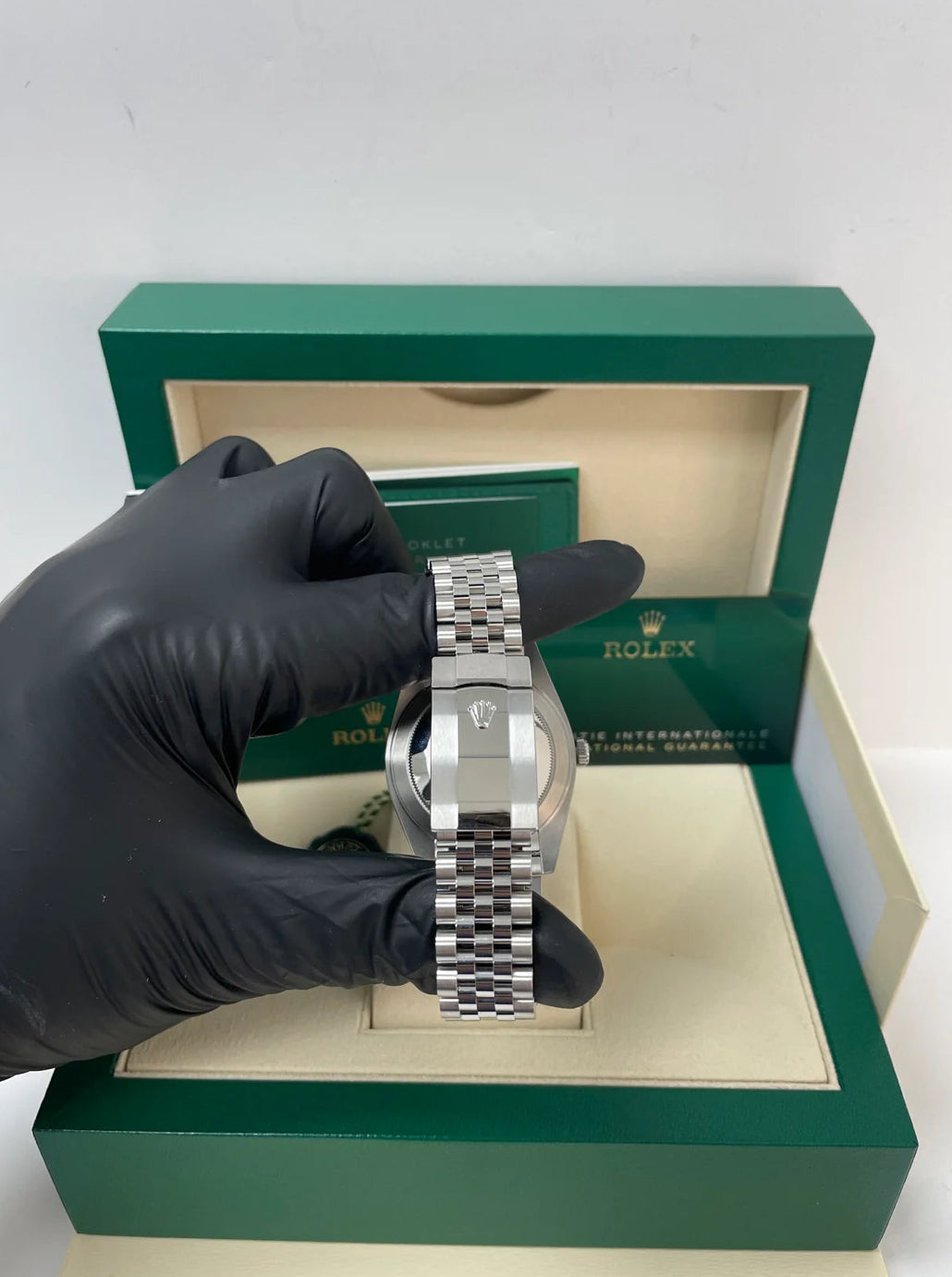 ROLEX DATEJUST JUBILEE BLACK DIAL DIAMOND