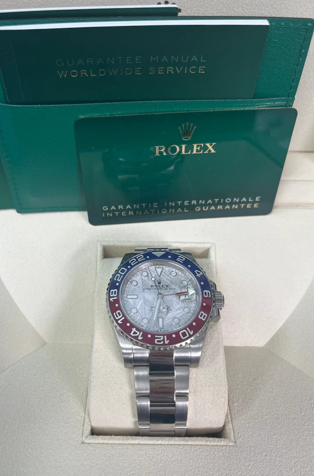 ROLEX GMT MASTER II PEPSI METEORITE