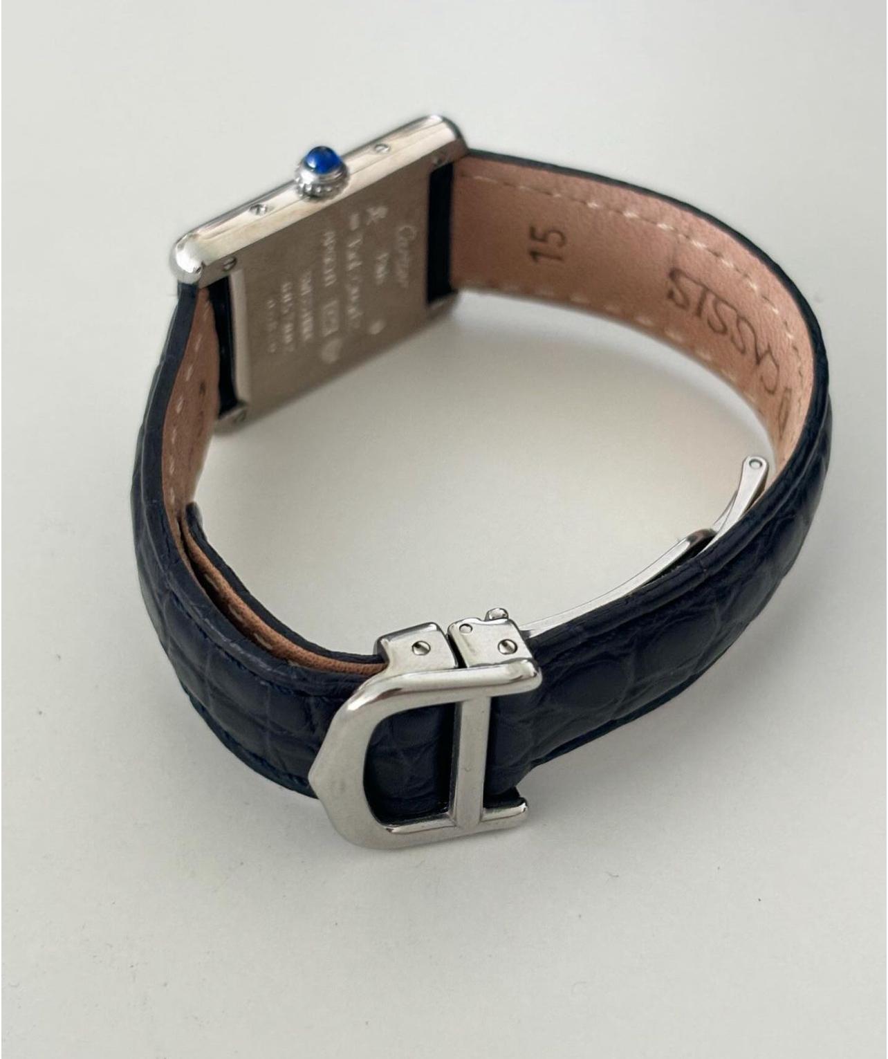 CARTIER MUST TANK BLU