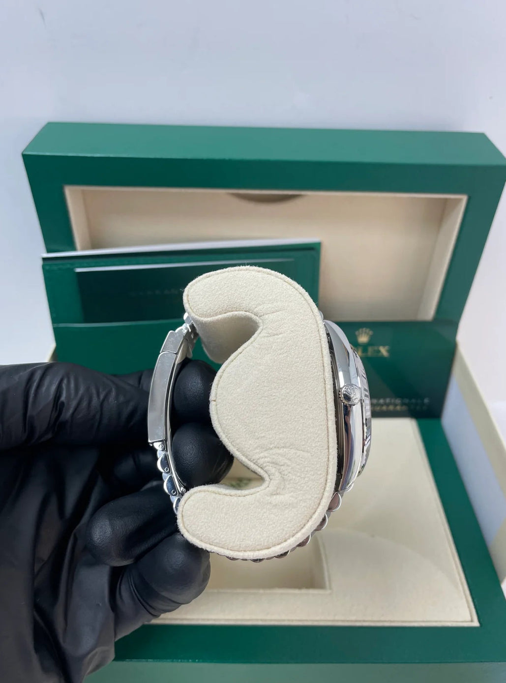 ROLEX DATEJUST JUBILEE BLACK DIAL DIAMOND