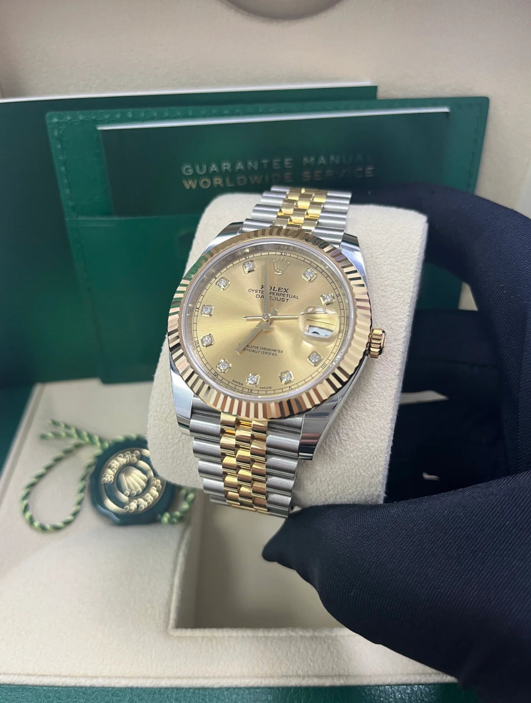 ROLEX DATEJUST JUBILÈE GOLD DIAMOND
