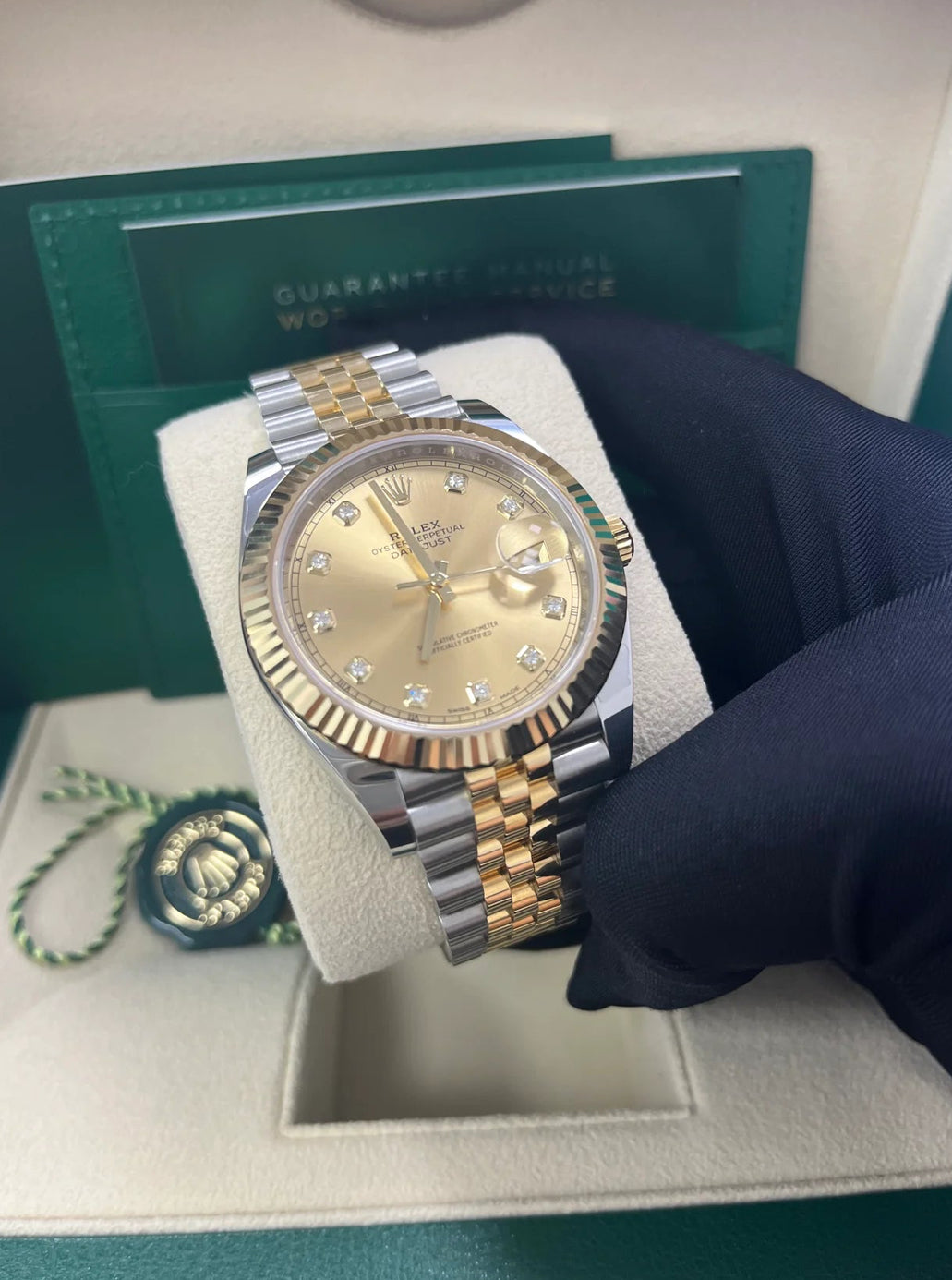 ROLEX DATEJUST JUBILÈE GOLD DIAMOND