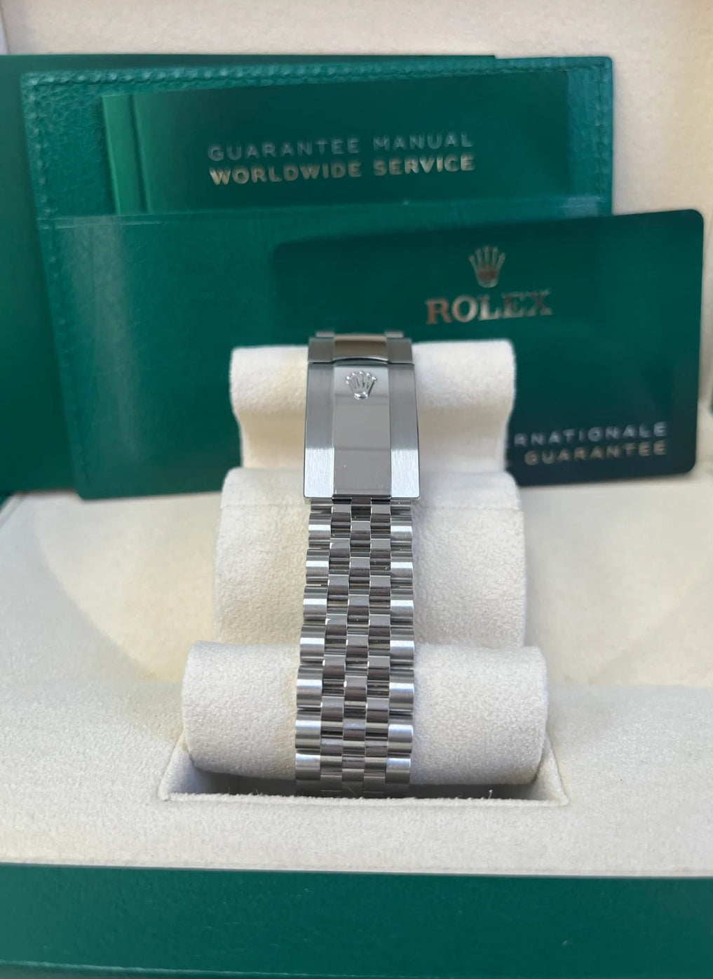 ROLEX DATEJUST JUBILÉE MINT GREEN ZIGRINATO