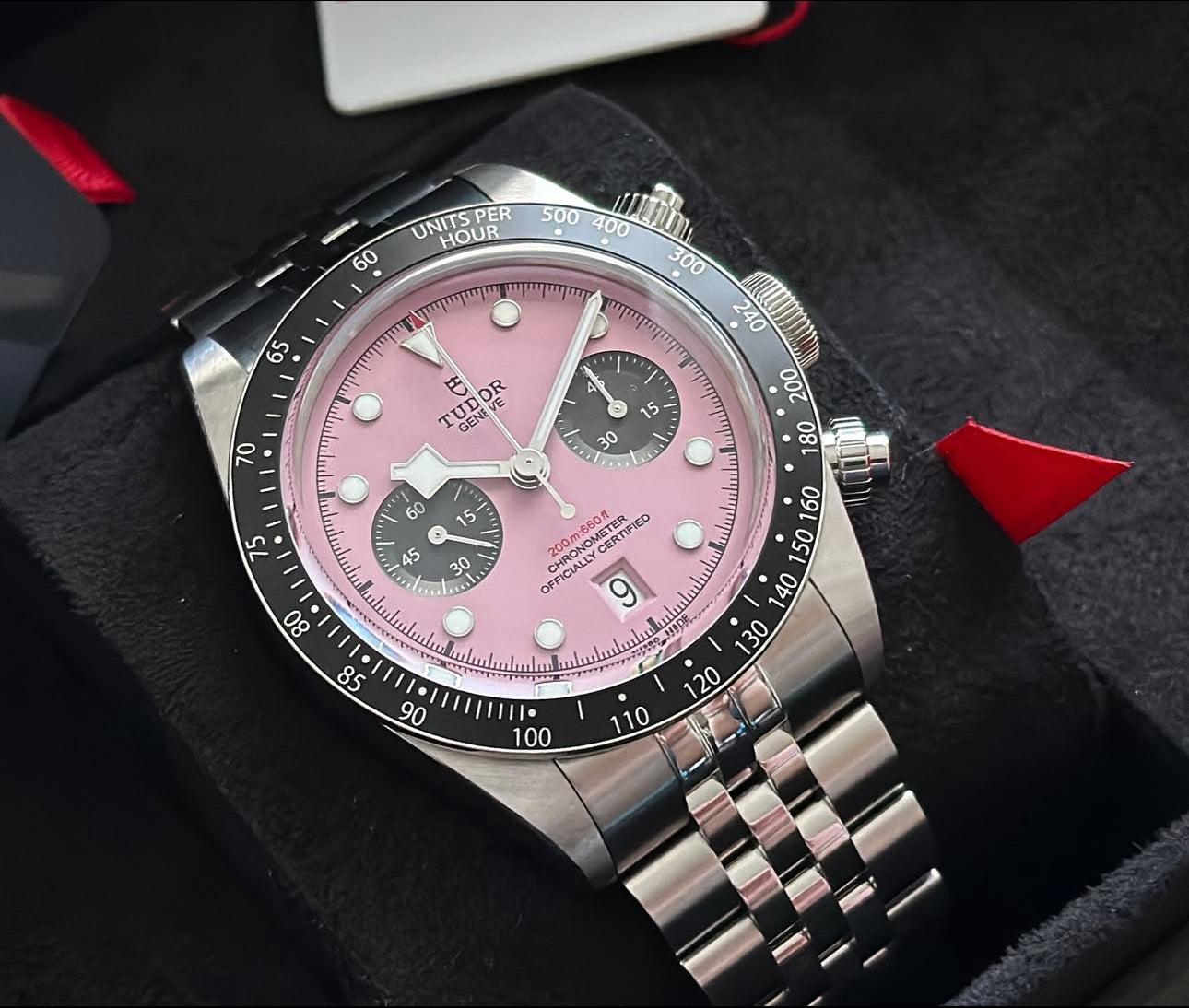 TUDOR BLACK BAY FLAMINGO PINK