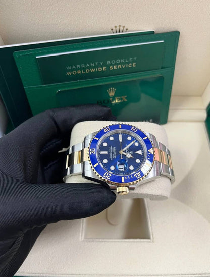ROLEX SUBMARINER DATE ORO & BLU