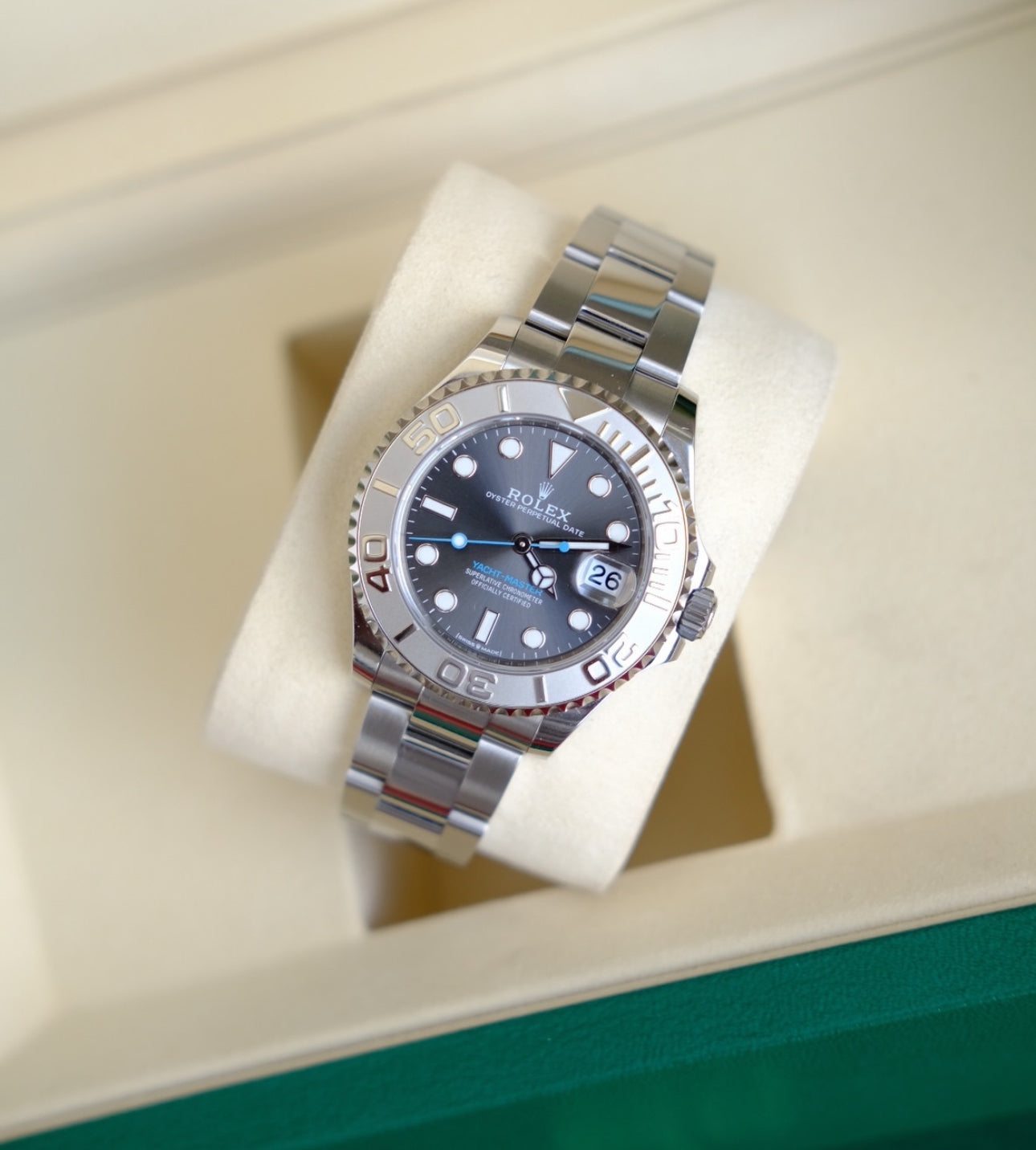 ROLEX YACHT-MASTER GREY DIAL