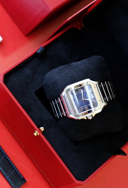CARTIER SANTOS BLUE DIAL