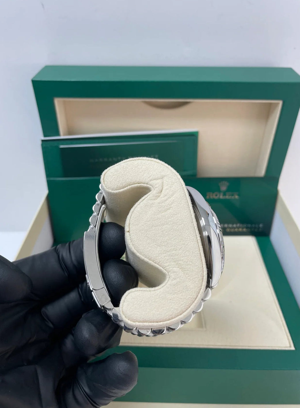 ROLEX DATEJUST JUBILEE BLACK DIAL DIAMOND