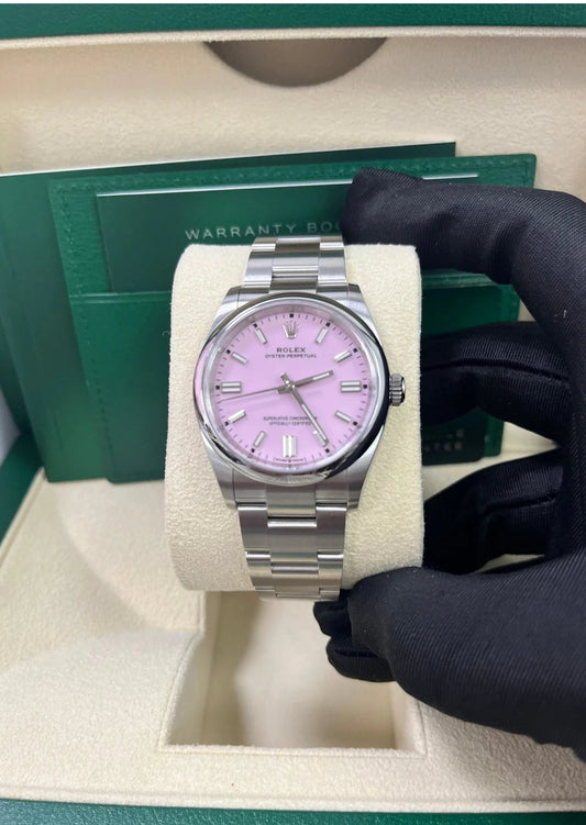 ROLEX OYSTER PERPETUAL PINK
