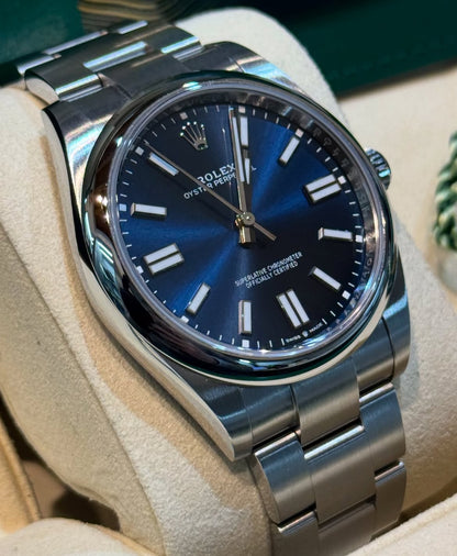 ROLEX OYSTER PERPETUAL BLUE DIAL