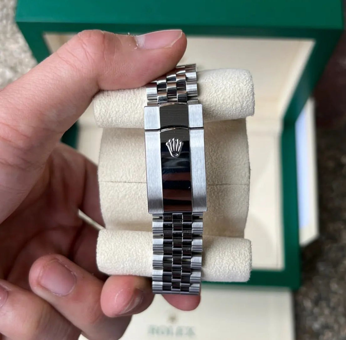 ROLEX DATEJUST JUBILEE OCEAN BLU ROMAN ZIGRINATO
