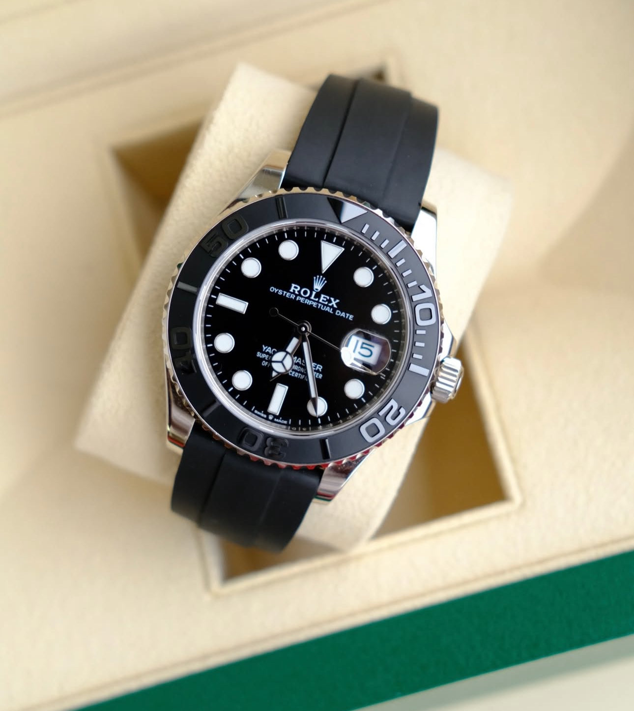 ROLEX YACHT-MASTER OYSTERFLEX BLACK