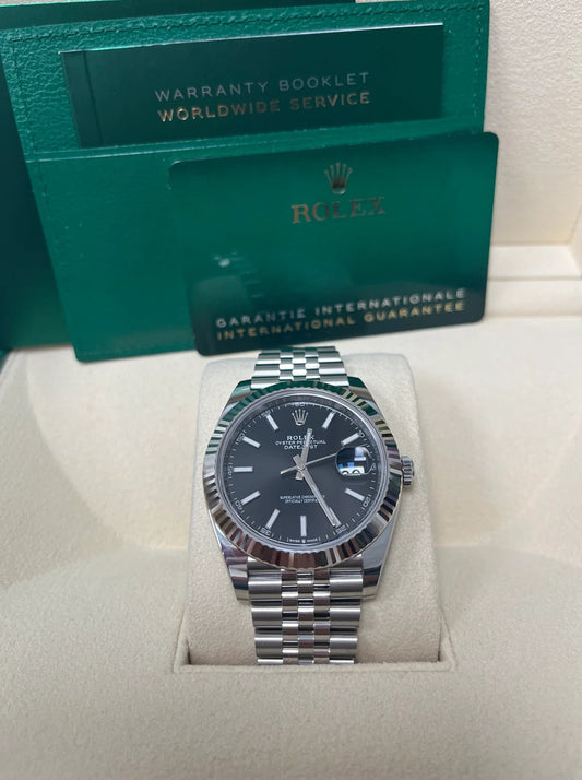ROLEX DATEJUST JUBILÈE BLACK DIAL