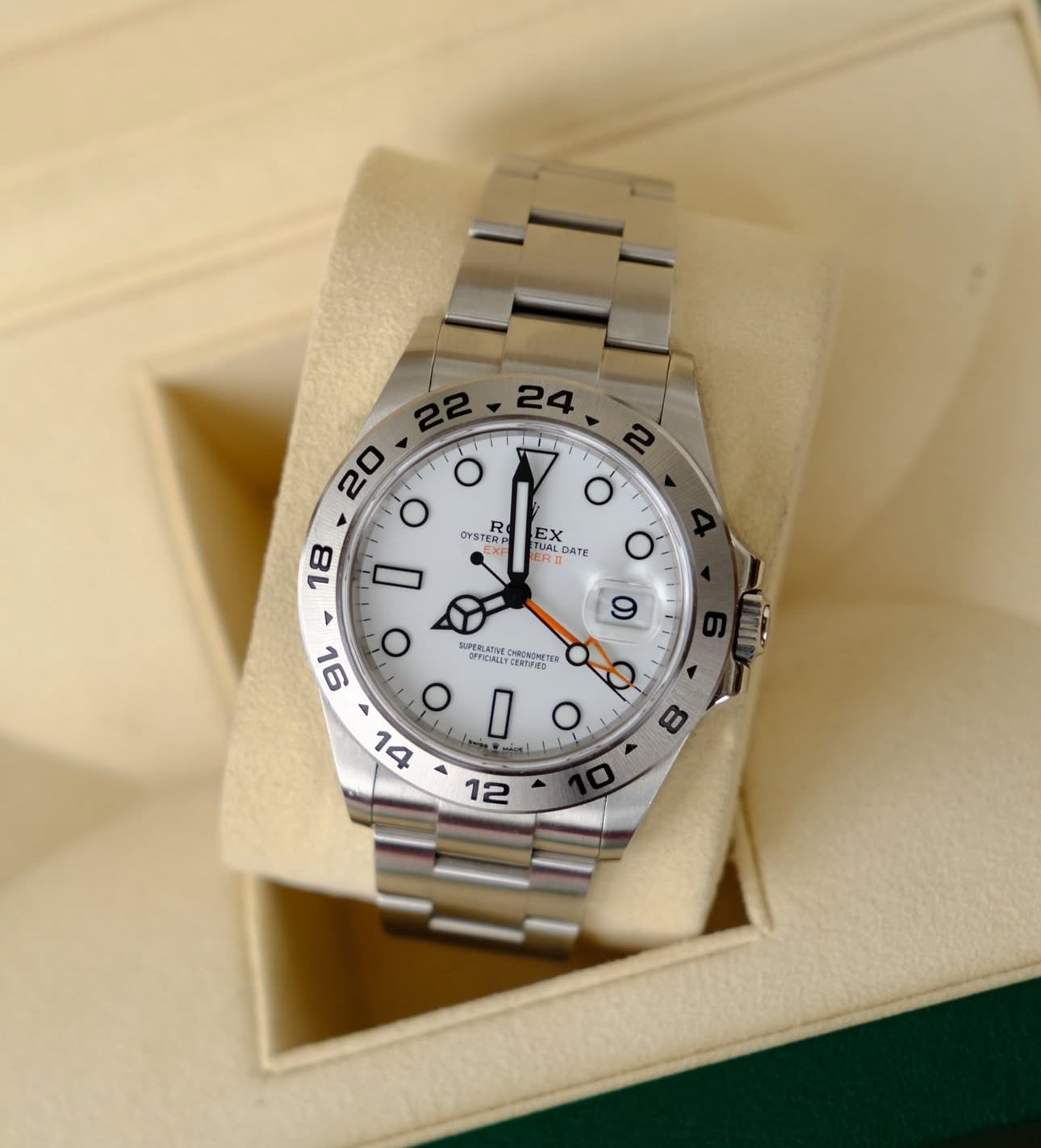 ROLEX EXPLORER II DATE WHITE