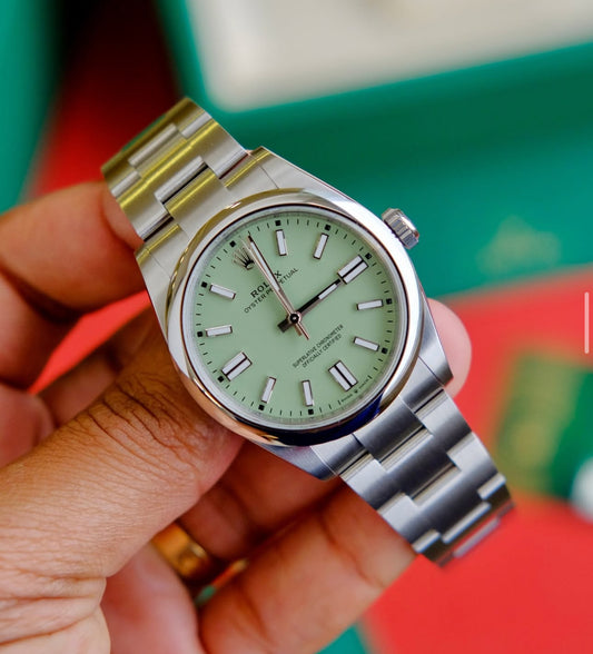 ROLEX OYSTER PERPETUAL OLIVE