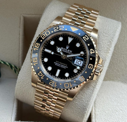 ROLEX GMT MASTER II JUBILEE BLACK & GOLD 2023