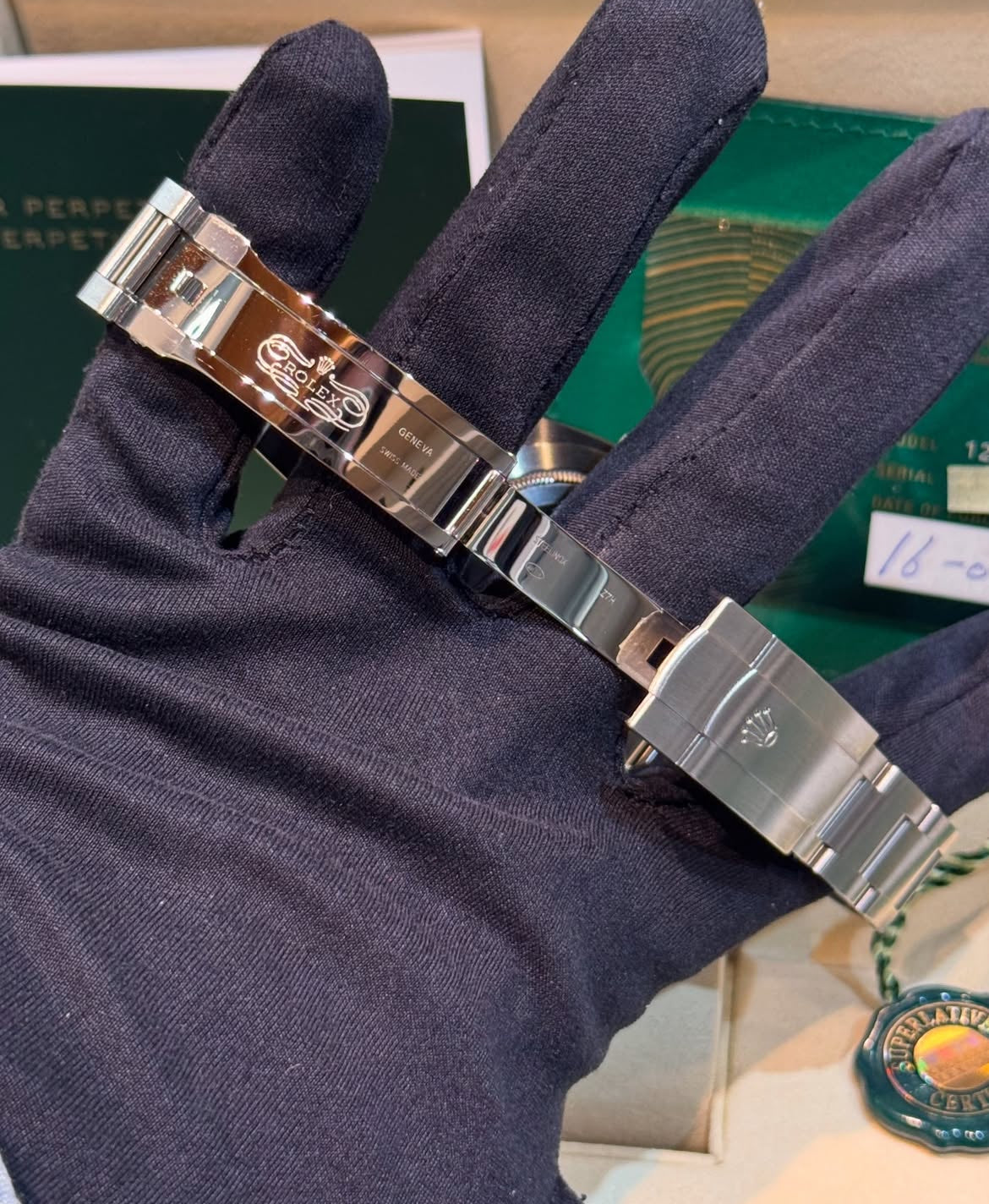 ROLEX OYSTER PERPETUAL BLUE DIAL