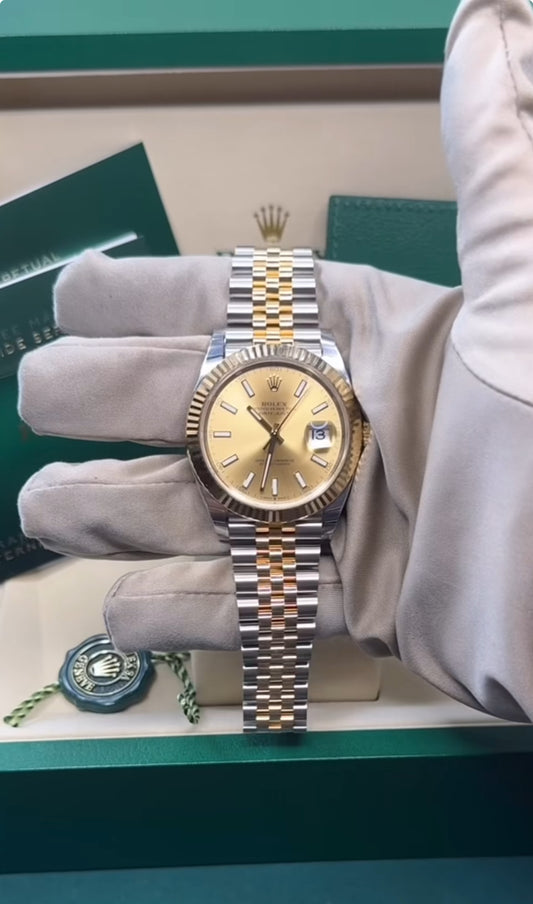 ROLEX DATEJUST JUBILEE CHAMPAGNE