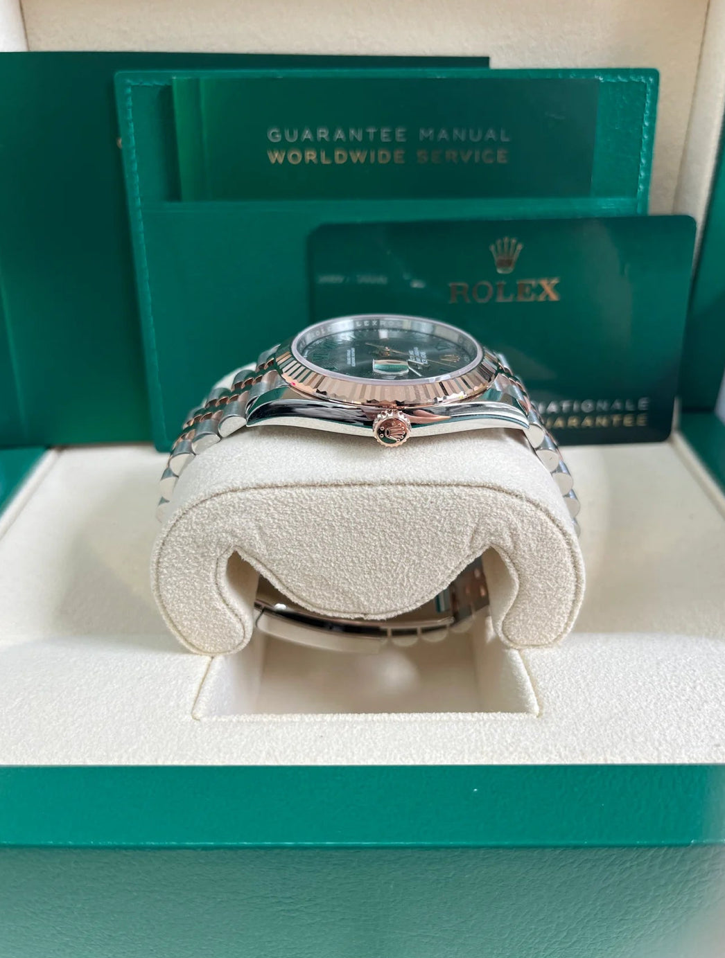 ROLEX DATEJUST JUBILEE WIMBLEDON ROSE'