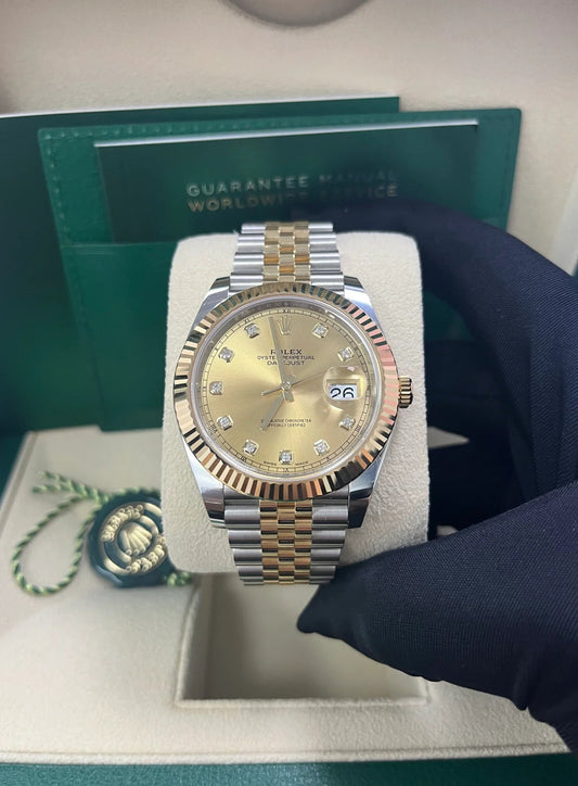 ROLEX DATEJUST JUBILÈE GOLD DIAMOND