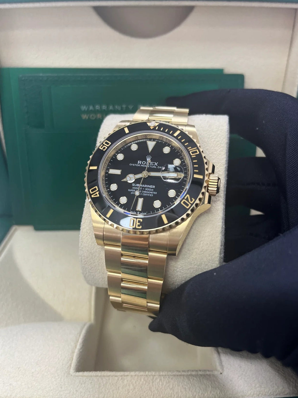 ROLEX SUBMARINER DATE FULL GOLD