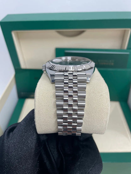 ROLEX DATEJUST JUBILÉE GREY RHODIUM DIAMOND