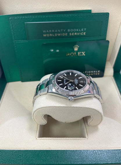 ROLEX DATEJUST OYSTER BLACK