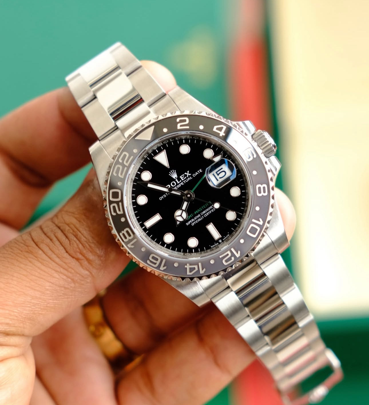 ROLEX GMT MASTER II BRUCE WAYNE OYSTER