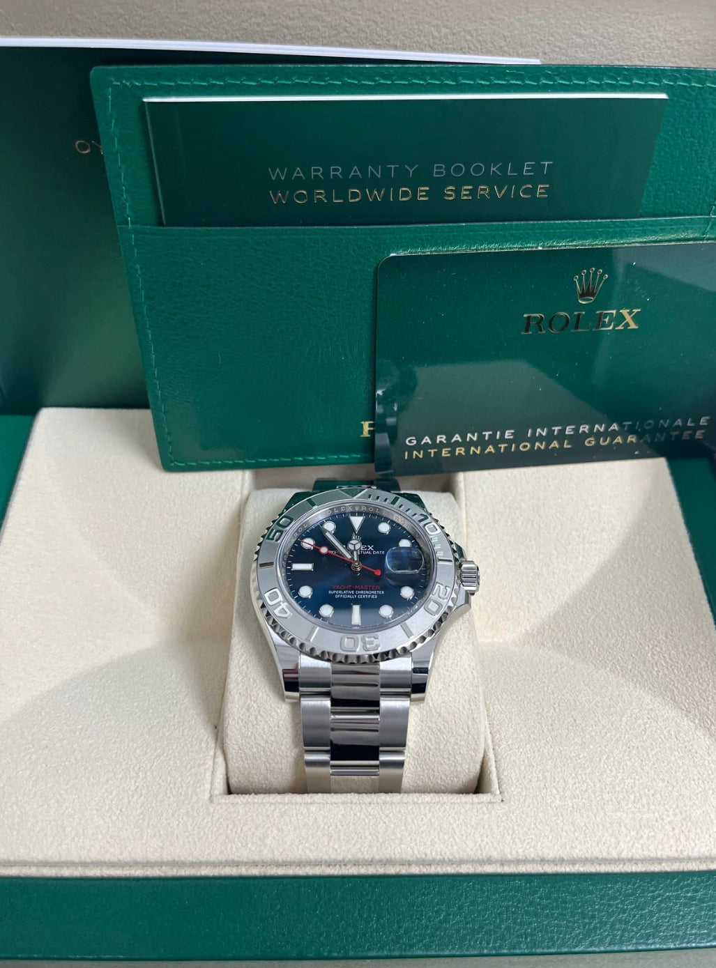 ROLEX YACHT-MASTER BLUE DIAL