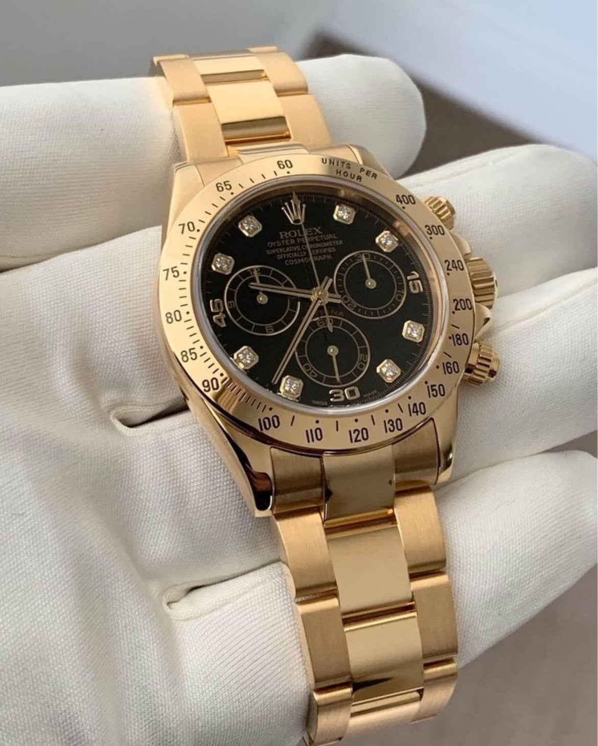 ROLEX DAYTONA GOLD DIAMOND