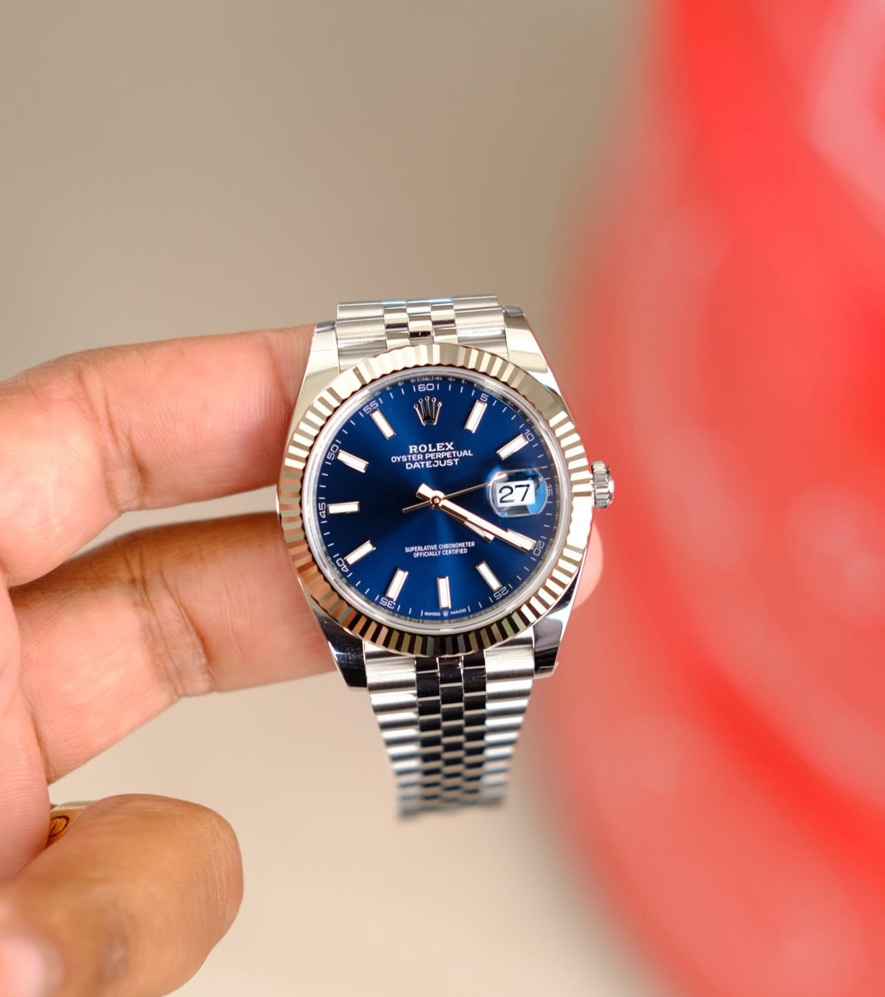 ROLEX DATEJUST JUBILEE OCEAN BLUE