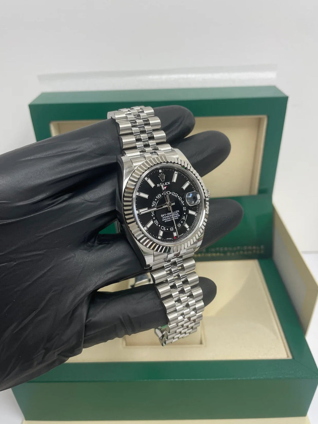 ROLEX SKY-DWELLER BLACK DIAL