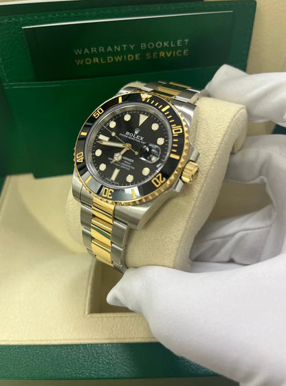 ROLEX SUBMARINER GOLD & BLACK