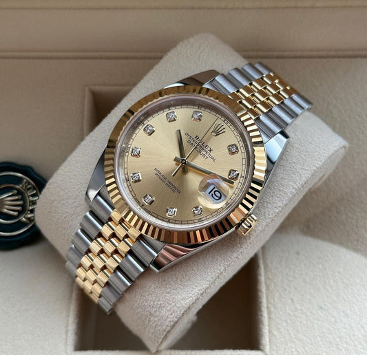 ROLEX DATEJUST JUBILÈE GOLD DIAMOND