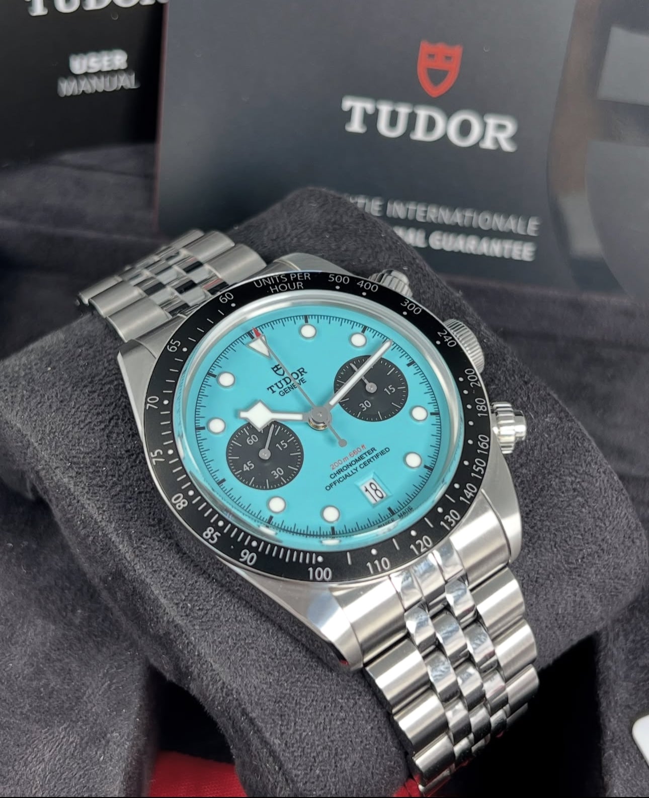 TUDOR BLACK BAY FLAMINGO BLUE