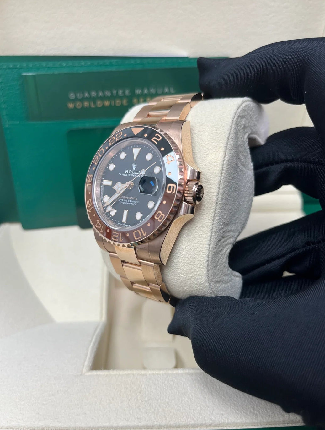 ROLEX GMT MASTER II "ROOT-BEER" ROSE'