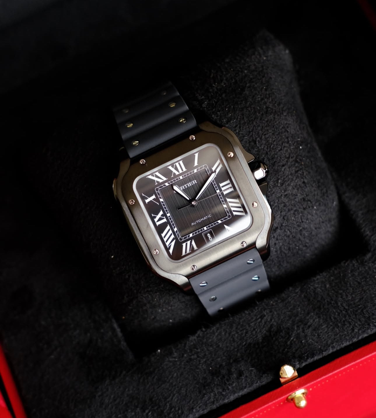 CARTIER SANTOS FULL BLACK