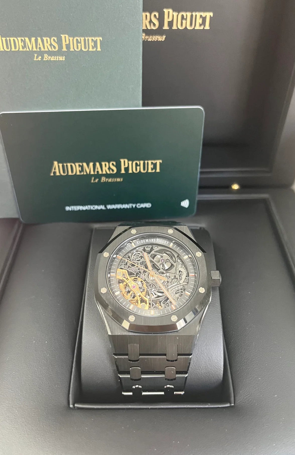 AUDEMARS PIGUET ROYAL OAK "SKELETON" BLACK