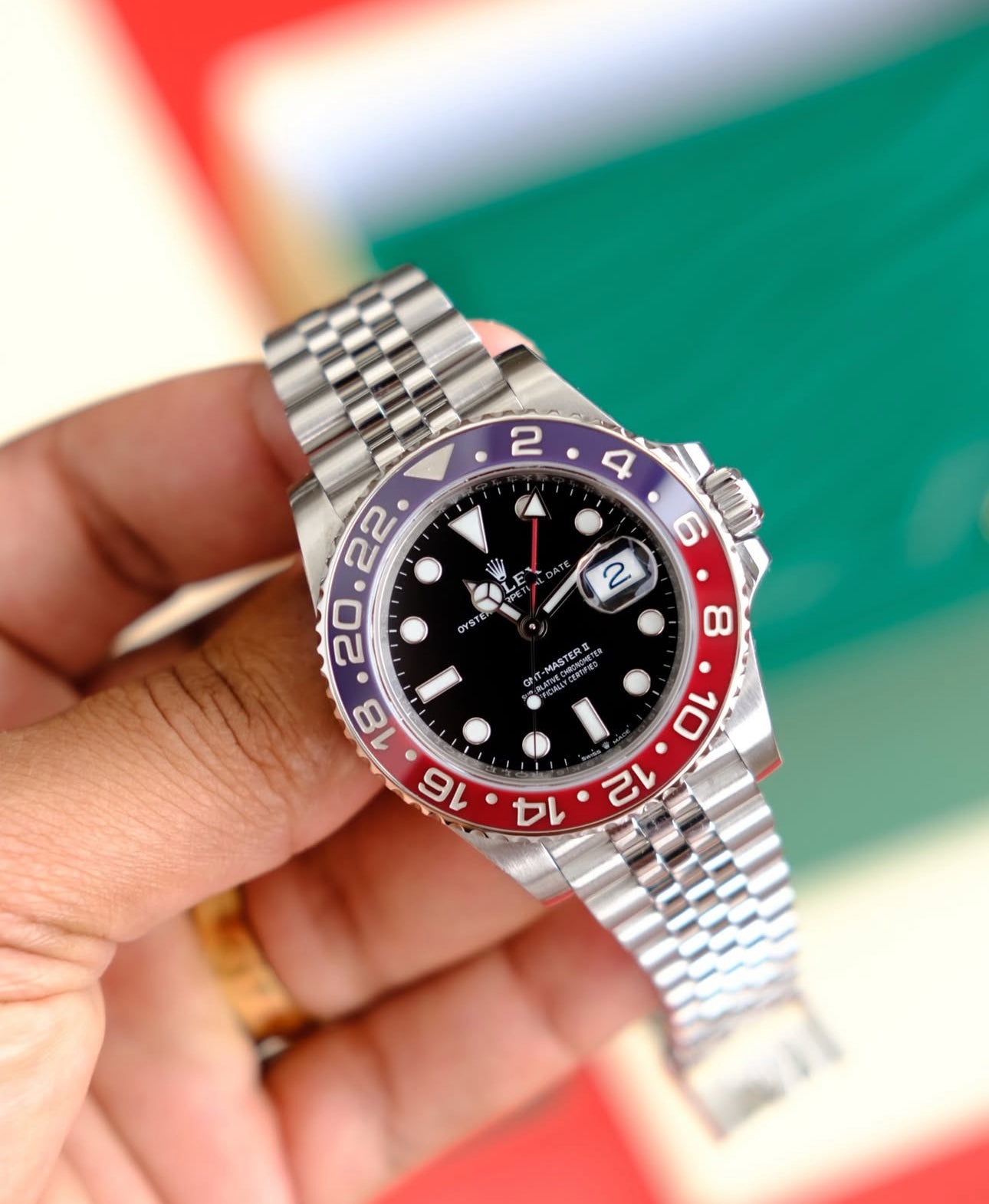 ROLEX GMT MASTER II PEPSI JUBILÈE
