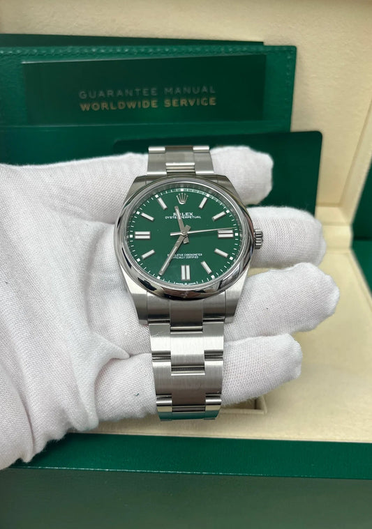 ROLEX OYSTER PERPETUAL GREEN
