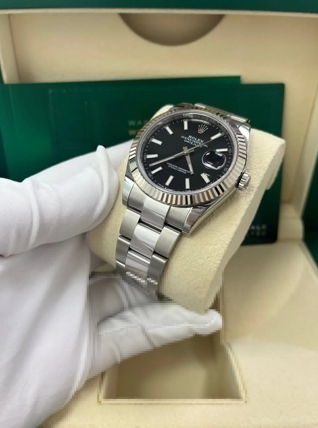 ROLEX DATEJUST OYSTER BLACK