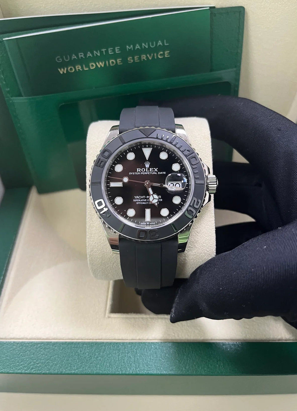 ROLEX YACHT-MASTER OYSTERFLEX BLACK