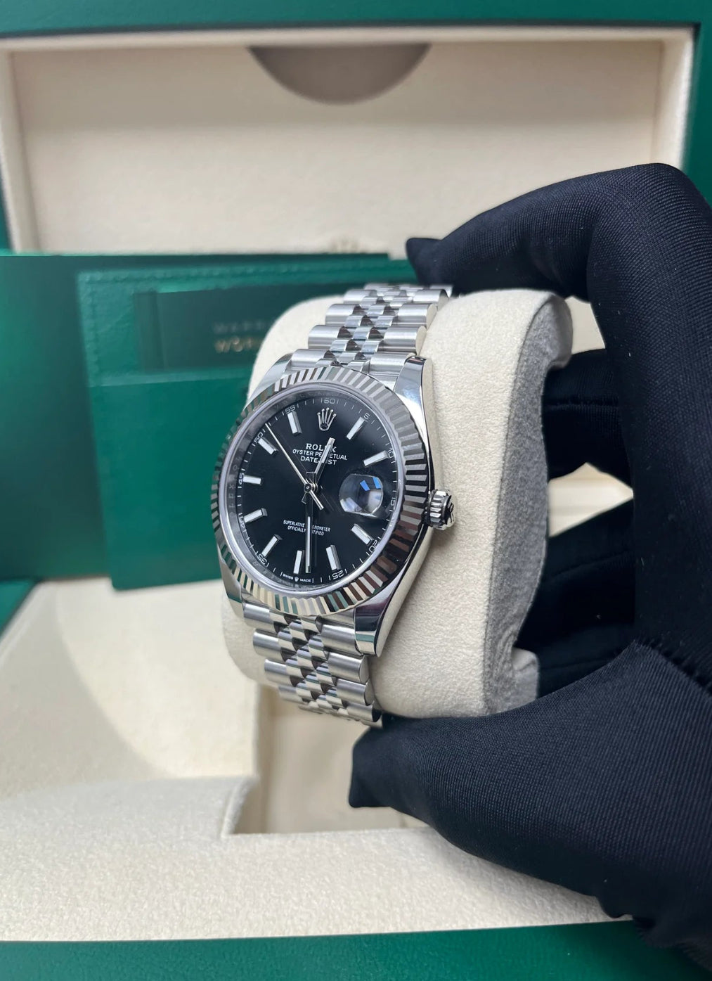 ROLEX DATEJUST JUBILÈE BLACK DIAL