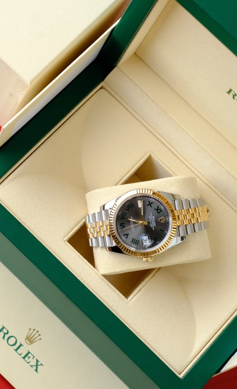 ROLEX DATEJUST JUBILÈE WIMBLEDON BICOLOR