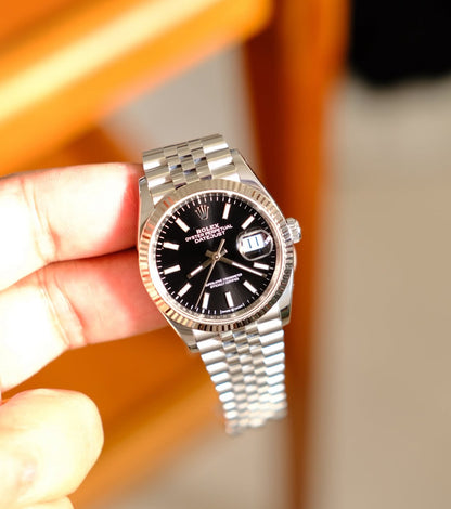 ROLEX DATEJUST JUBILÈE BLACK DIAL