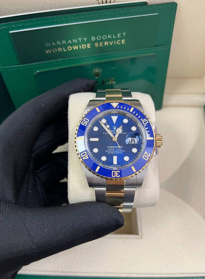 ROLEX SUBMARINER DATE ORO & BLU