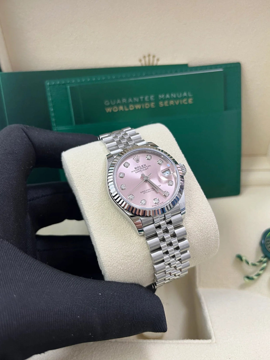 ROLEX DATEJUST JUBILEE "CANDY ROSE" DIAMOND