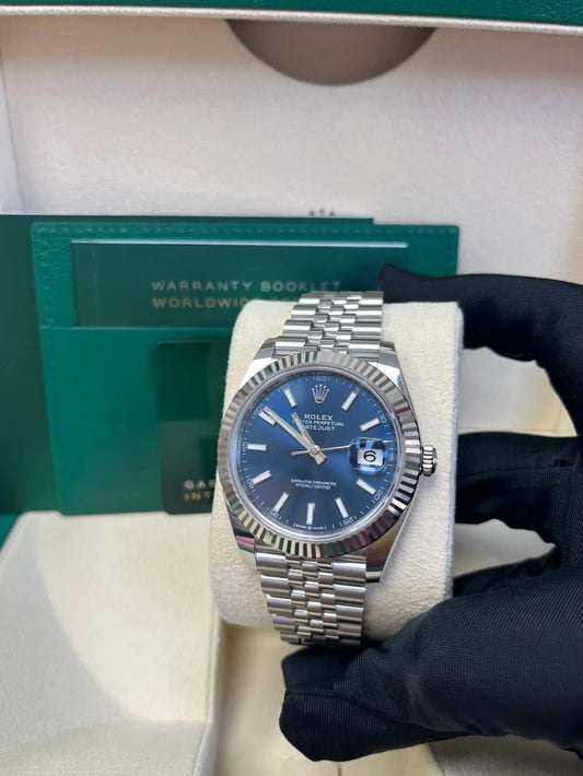 ROLEX DATEJUST JUBILEE OCEAN BLUE
