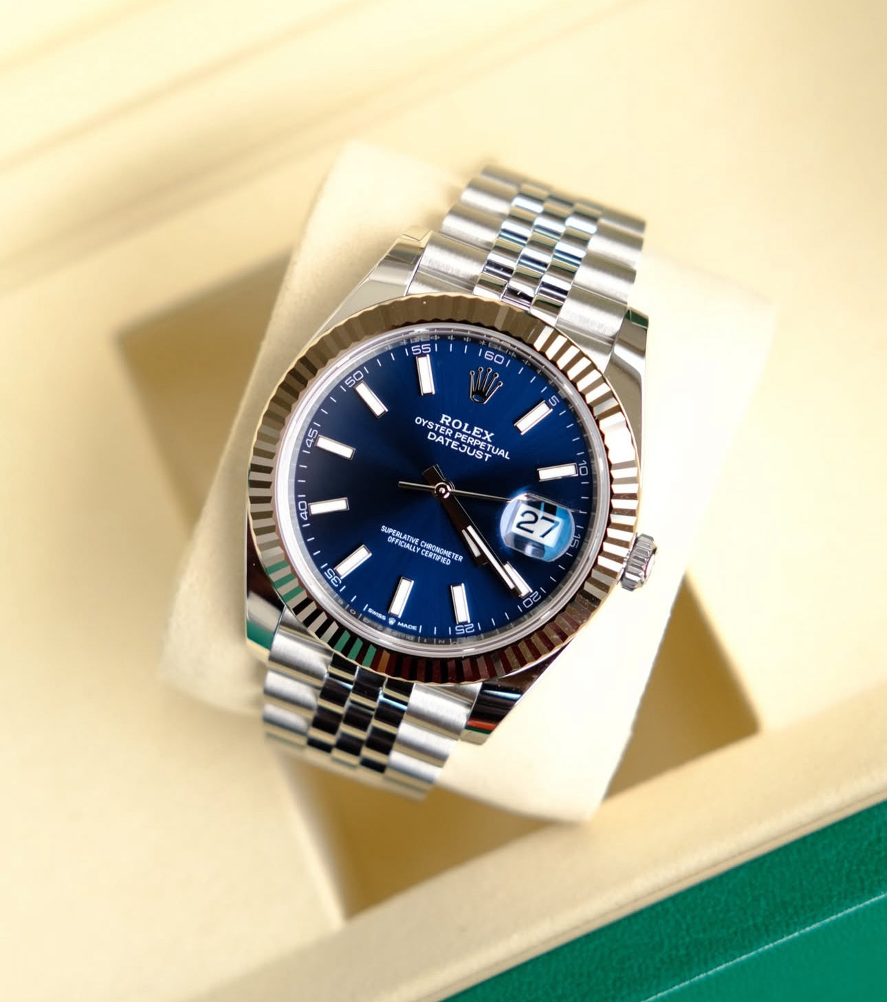 ROLEX DATEJUST JUBILEE OCEAN BLUE